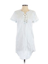 Skies Are Blue Women White Casual Dress XS