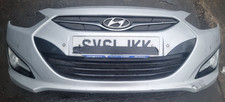 Hyundai i40 Mk1 2011-2015 Complete Front Bumper Grilles PDC N3S Sleek Silver