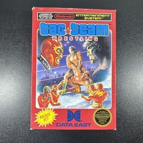 Tag Team Wrestling NES Nintendo  5 Screw Authentic! Good Condition