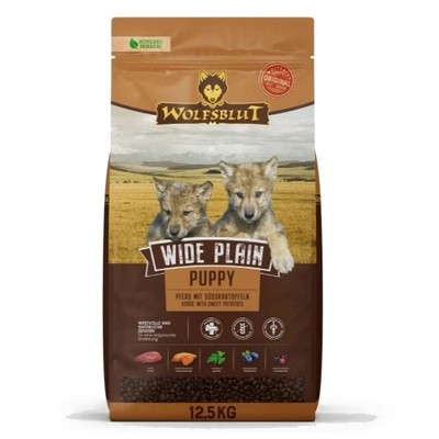 Wolfsblut Wide Plain Puppy - Pferd Mit Süßkartoffel 12,5 Kg Ohne Getreide