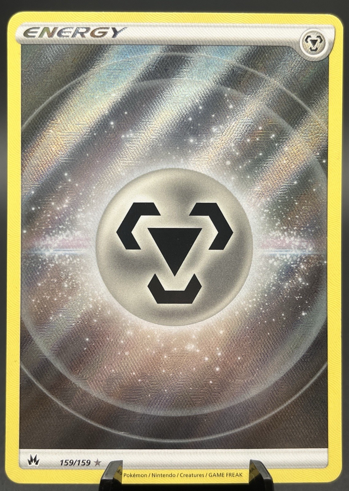 Metal Energy 159/159 Crown Zenith Ultra Rare Holo Pokemon TCG NM