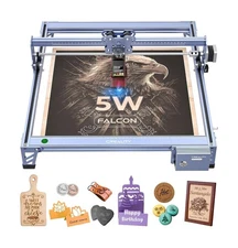 Creality Falcon 5W Laser Engraver Machine, 72w High Precision 0.06mm Laser Cu...