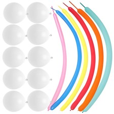 17pcs Decor Balloons Creative Rainbow Balloons Sets Beautiful Decor for Home