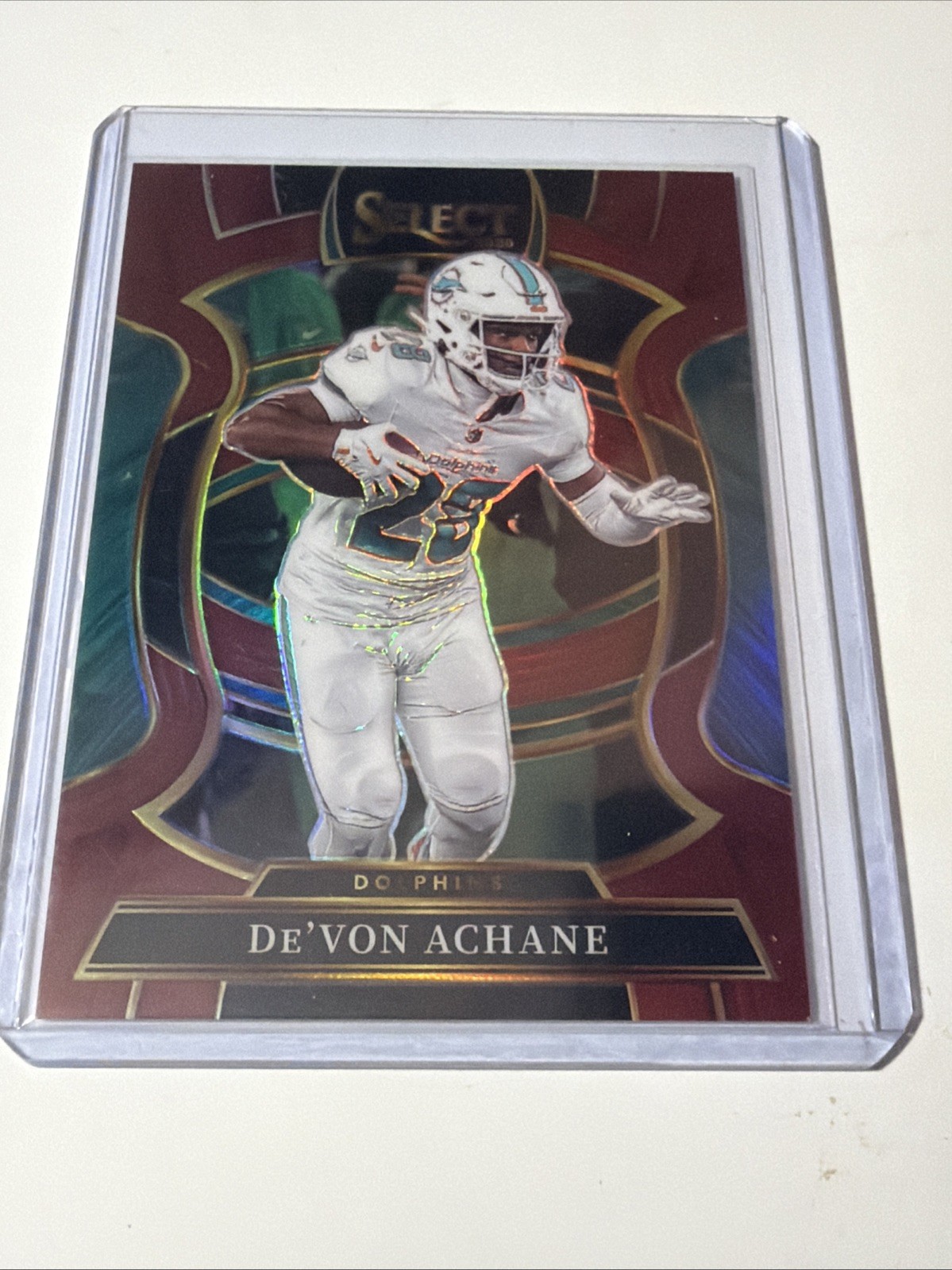 2025 Panini Select - Concourse De'Von Achane #81 Magenta/Aqua  Prizm /149🔥