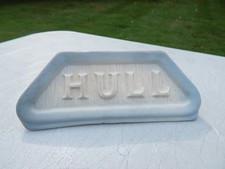 RARE HULL POTTERY COMPANY ADVERTISING CERAMIC SIGN - VERY HARD TO FIND VERSION!!