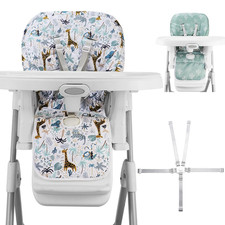 Baby High Chair Cover Replacement, Reversible  Waterproof High Chair