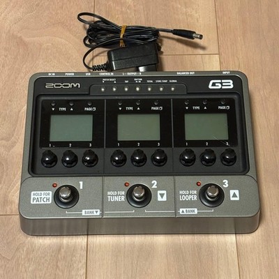 Zoom G3 Multieffektprozessor Fairer Zustand