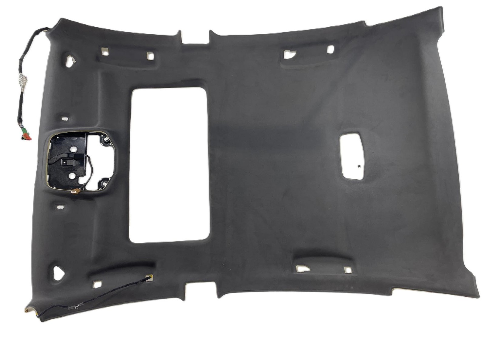2014 Maserati Quattroporte S Upper Roof Overhead Headliner Black W/ Harness OEM