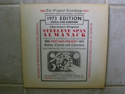 Steeleye Span-Almanack 1973 UK Charisma CS 12 EX/EX 1969-Past And Present-1972