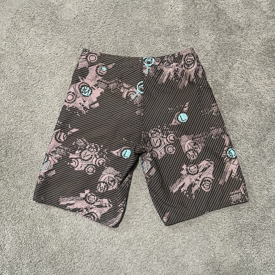 Volcom Men's Vintage Y2K Stone Surf Board Shorts, Cargo Pocket, Size 32 - Image 2 of 4