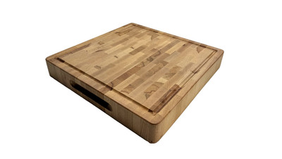 Schneidebrett Handarbeit Buche 350x350x48 mm