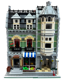 Lego Creator Green Grocer 10185 100% Complete Set w/ Original Box & Instructions