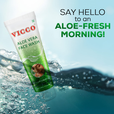 #ad Vicco Aloe Vera Face Wash 150g – Soft Smooth Skin Fights Pimples amp; Acne $25.99