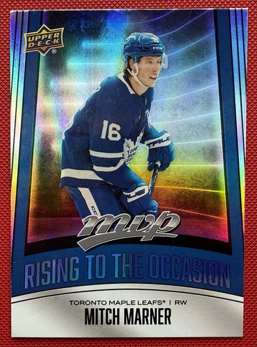 Mitch Marner #RO-31 2025 Upper Deck MVP Rising to the Occasion card