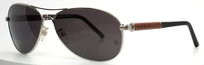 MONTBLANC MB409S 16A Silver Mens Aviator Full Rim Sunglasses 61-14-140 B:46