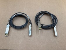 LOT OF 2 ARISTA CAB-SFP-SFP-2M 10GBASE-CR TWINAX COPPER CABLE