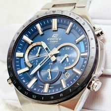 Casio Edifice Radio Solar Watch Radio Controlled Solar Powered Mens Watch 0027