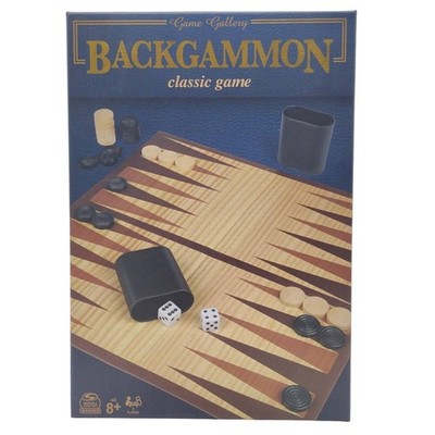 Game Gallery Backgammon Classic Game Spin Master 2021 Brand New Sealed