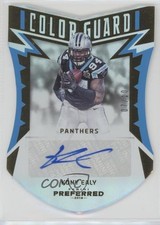 2016 Panini Preferred Color Guard Gold 7/10 Kony Ealy #244 Auto 2r7