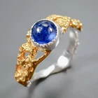 Jewellery Blue Sapphire Ring 925 Sterling Silver Size 7 /R472757