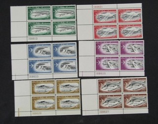 nystamps US Canal Zone Plate Block Stamp # C36 C41 Mint OG NH L3x3244