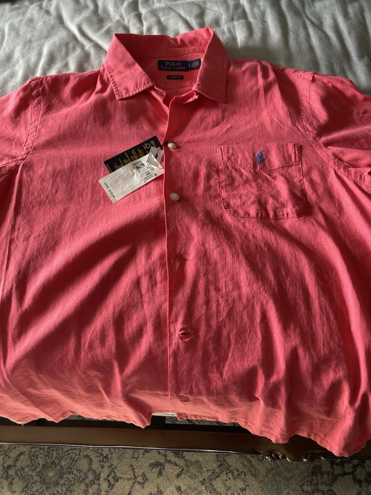 New Size L Large Mens Polo Ralph Lauren Button Up Shirt - product detail image 1