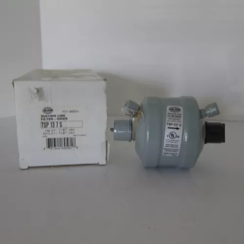 Valcon TSP-137 S Suction Line Filter Drier for use with CFC HCFC HFC Emerson 
