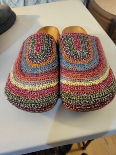 The Sak Bolinas crochet clog mules shoes size 11 M