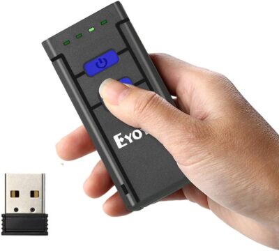 Eyoyo Mini 1D Wireless Barcode Scanner Bluetooth Fit For iPhone Android Windows