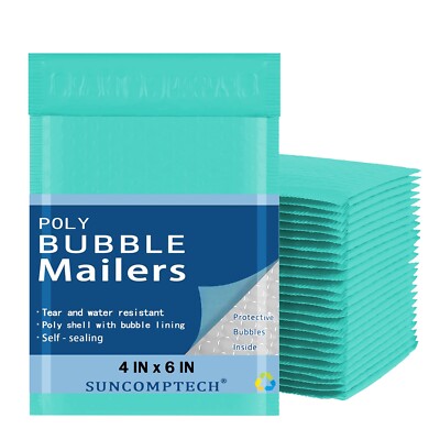 Bubble Bobble Commodore Buste Imbottite Per Spedizioni ProLine - Colore Teal, Vari Formati (#000 A #7) - Bubble In Polietilene Buste Poliplacca Antishock - Foto 3