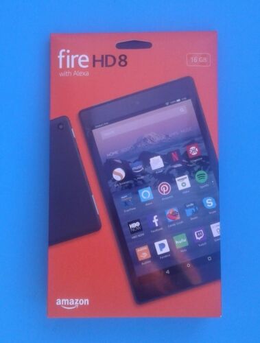 Amazon Fire HD 8-8" Tablet mit Alexa - 16 GB - 7. Gen - schwarz - Bild 1 von 1