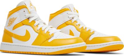 Size 6.5 - Air Jordan 1 Mid University Gold W for sale
