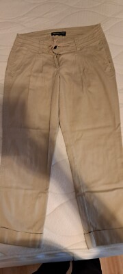 Flashlights 7/8 Hose mit Tunnelzugbund, Gr. 38 (M), Beige, 97% Baumwolle