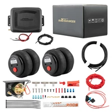 Universal Air Suspension Helper Spring + Compressor Kit For GMC Sirra 1500 2500