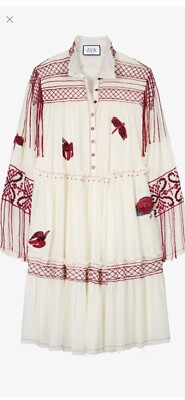 100% Authentic ZARA White Embroidered Dress Limited Edition$439+Tax Size: XS-S | eBay 100% Authentic ZARA White Embroidered Dress Limited Edition$439+Tax Size: XS-S | eBay