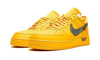 Off-White x Nike Air Force 1 Low “University Gold” SS 21 Size 14 - Nike Air Force 1 Low OFF-WHITE University Gold