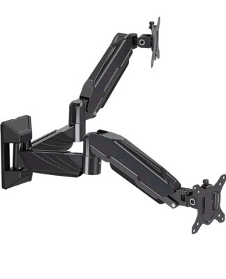 Mount Pro Dual Monitor Desk Mount Fits Up To 32'' Computer Screen Fully Adjust