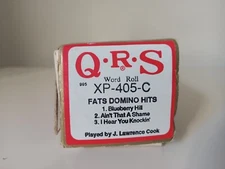 QRS Word Roll Player Piano Music Fats Domino Hit's Blueberry Hill XP-405-C 1995