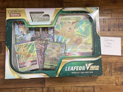 Pokémon TCG: Sword & Shield Leafeon V Star Special Collection (Factory Sealed)