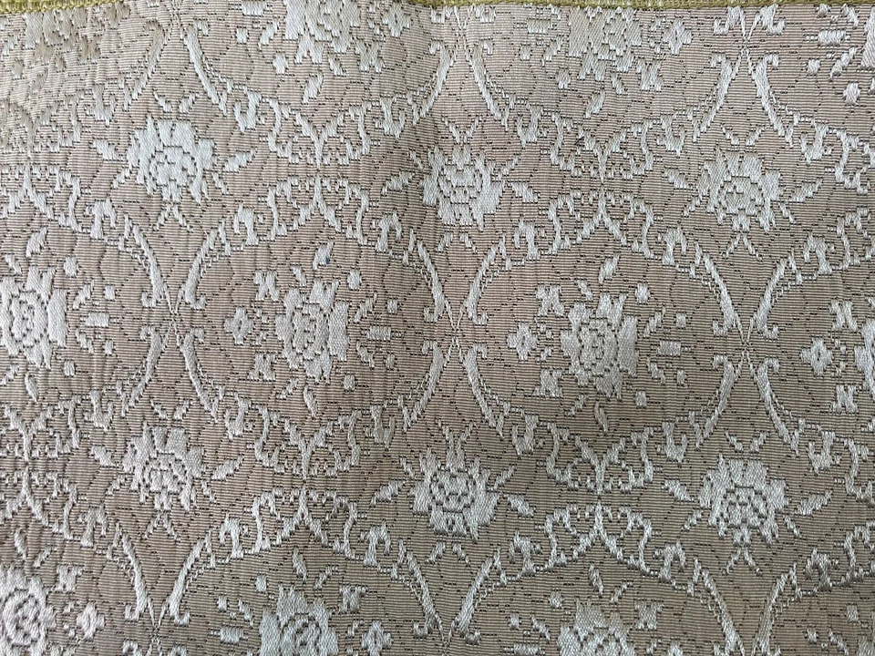 4  Upholstery Fabric Samples - Texture Stripes Brocade - Image 4 of 4