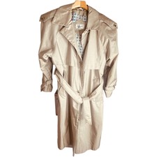 Vintage Sherwood Women's Tan Belted Trench Coat