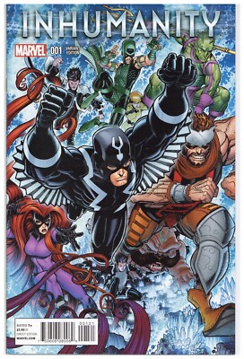 Inhumanity  # 1   NEAR MINT   Feb. 2014   1st Petras Yu variant.  After the fall