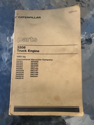 Caterpillar 3208 Engine Parts Manual | eBay