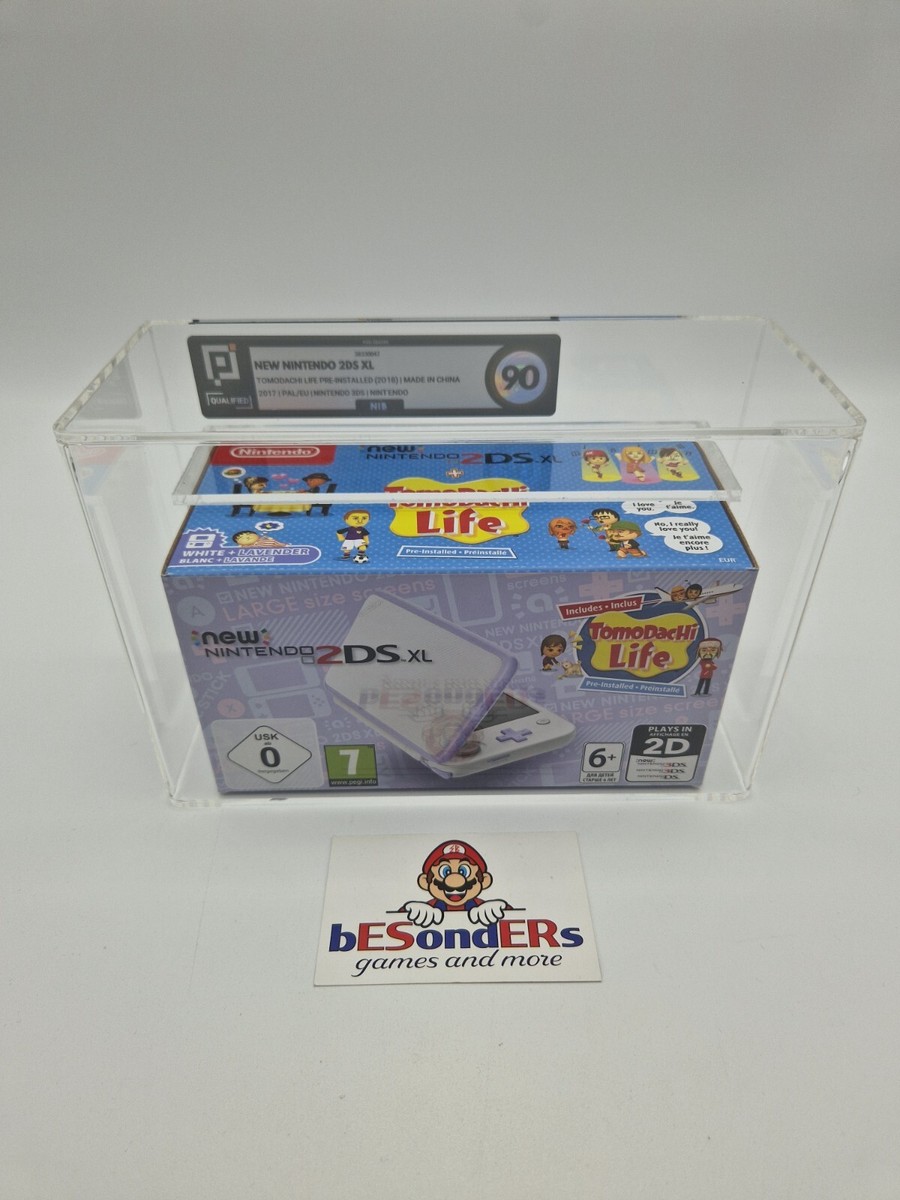 New Nintendo 2DS XL Konsole Tomodachi Life Pixel 90 NIB Q No