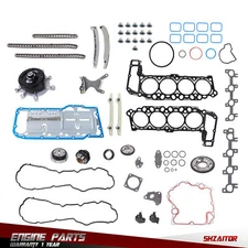 Head Gasket Bolts Set Water Pump Timing Chain Kit For Dodge Ram 1500 4.7L 04-07