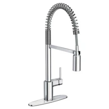 Align Chrome One-Handle Pre-Rinse Spring Pulldown Kitchen Faucet