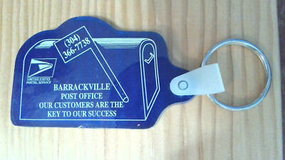 Barrackville, West Virginia Post Office Keychain key chain ring tag
