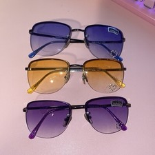 Young Girls Children Various Colors 3-Piece Sunglasses Set