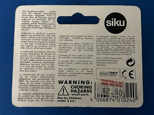 Siku Deutz-Fahr Farm Combine - Green Diecast Vehicle 1024 New Sealed on card - Picture 4 of 6
