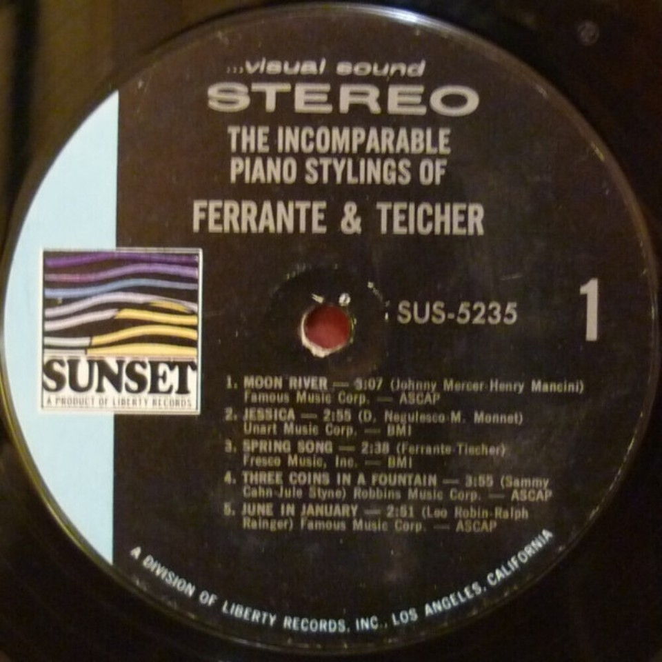 Ferrante & Teicher The Piano Stylings Of Ferrante